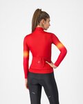 CASTELLI Cycling winter long sleeve jersey - CORSO THERMAL - red