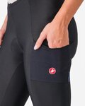 CASTELLI Cycling long bib trousers - UNLIMITED W DT - black