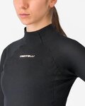 CASTELLI Cycling long sleeve t-shirt - FLANDERS 2 WARM W - black