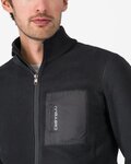 CASTELLI hoodie - CLASSICO FLEECE - black