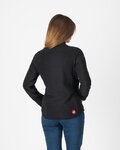 CASTELLI hoodie - CLASSICO W FLEECE - black