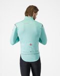 CASTELLI Cycling thermal jacket - PERFETTO ROS 3 - light blue