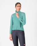 CASTELLI Cycling thermal jacket - PERFETTO ROS 3 W - light blue