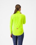CASTELLI waterproof jacket - ULTRA W RAIN CAPE - green
