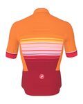 CASTELLI Cycling short sleeve jersey - SQUADRA GUEST DESIGNER A019 - orange/red