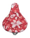 BASIL bike defender - MAGNOLIA SADDLE COVER - red