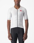 CASTELLI Cycling short sleeve jersey - FREE SPEED 2 RACE - white/black