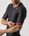 CASTELLI Cycling short sleeve jersey - FREE SPEED 2 RACE - black