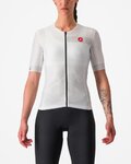 CASTELLI Cycling short sleeve jersey - FREE SPEED 2W RACE - white/black
