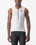 CASTELLI Cycling sleeveless jersey - FREE TRI 2 - white/black