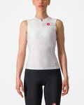 CASTELLI Cycling sleeveless jersey - FREE W TRI - white/black
