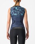 CASTELLI Cycling sleeveless jersey - FREE W TRI - blue/turquoise