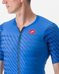 CASTELLI Cycling skinsuit - PR 2 SPEED SUIT - blue