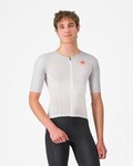 CASTELLI Cycling short sleeve jersey - FREE SPEED 3 RACE TOP - white