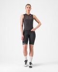 CASTELLI Cycling sleeveless jersey - FREE SPEED 3 W TOP - black