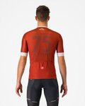 CASTELLI Cycling short sleeve jersey - #GIRO GRANDE TORO 1949 - red
