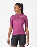 CASTELLI Cycling short sleeve jersey - #GIRO107 COMPETIZIONE W - cyclamen