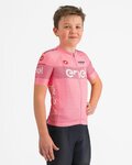 CASTELLI Cycling short sleeve jersey - #GIRO107 KID - pink