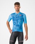 CASTELLI Cycling short sleeve jersey - #GIRO107 NAPOLI - blue