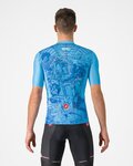 CASTELLI Cycling short sleeve jersey - #GIRO107 NAPOLI - blue