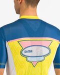 CASTELLI Cycling short sleeve jersey - #GIRO107 OROPA - yellow/blue