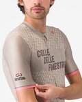 CASTELLI Cycling short sleeve jersey - GIRO COLLE DELLE FINESTRE - beige