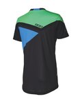 BBB Cycling short sleeve jersey - GRAVITY - blue/green/black