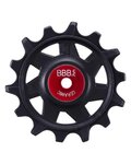 BBB pulleys for the derailleur - ROLLERBOYS CERAMIC 12T, 14T - red/black
