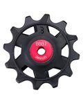 BBB pulleys for the derailleur - ROLLERBOY CERAMIC 12T SR - red/black