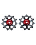 BBB pulleys for the derailleur - ALUBOYS 11T - red/black
