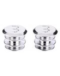 BBB handlebar ends - ENDCAPS - silver