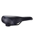 BBB saddle - COMFORTPLUS RELAXED LEATHER 205MM - black