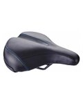 BBB saddle - COMFORTPLUS UPRIGHT LEATHER 225MM - black