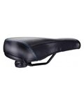 BBB saddle - COMFORTPLUS UPRIGHT LEATHER 225MM - black
