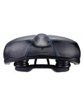 BBB saddle - COMFORTPLUS UPRIGHT LEATHER 225MM - black
