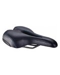 BBB saddle - SPORTPLUS ACTIVE LEATHER 185MM - black