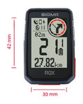 SIGMA SPORT tachometer - ROX 2.0 - black