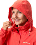 VAUDE waterproof jacket - ESCAPE BIKE LIGHT - red