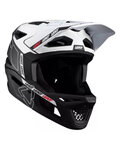 LEATT Cycling helmet - MTB GRAVITY 6.0 CARBON - white/black