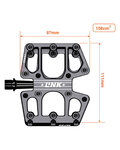 TATZE pedals - LINK COMPOSITE - black