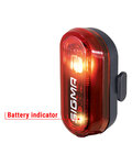 SIGMA SPORT rear light - CURVE - red/black