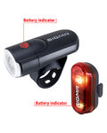 SIGMA SPORT set of lights - AURA 30 - red/black