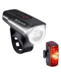 SIGMA SPORT set of lights - AURA 60 - red/black