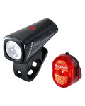 SIGMA SPORT set of lights - BUSTER 150 + NUGGET II - red/black