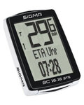 SIGMA SPORT tachometer - BC 16.16 STS CAD TOPLINE 016 - white/black