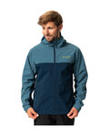 VAUDE waterproof jacket - MOAB RAIN  - blue