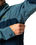 VAUDE waterproof jacket - MOAB RAIN  - blue
