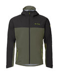 VAUDE waterproof jacket - MOAB RAIN  - green/black