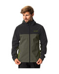 VAUDE waterproof jacket - MOAB RAIN  - green/black