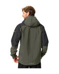 VAUDE waterproof jacket - MOAB RAIN  - green/black